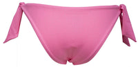Slip bikini Barbie vista alternativa — rosa glamour con laccetti