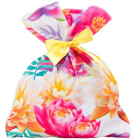 Bikini Lolita vista alternativa — top bandeau floreale e slip coordinato