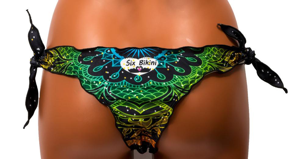 Bikini Dark Indy vista alternativa — fantasia lotus ispirata alla tradizione buddista